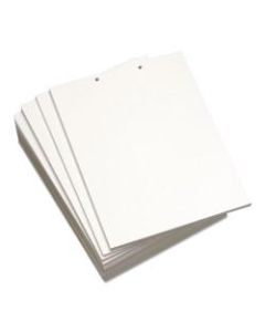Lettermark Custom Cut Sheets, Letter Size, Prepunched Top, 2-Hole, 20 Lb, 500 Sheets Per Ream, Pack Of 5 Reams