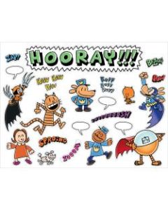 Scholastic Dog Man Character Fun Bulletin Board Decor, Assorted Colors, 1st Grade, Pack Of 22 Pieces