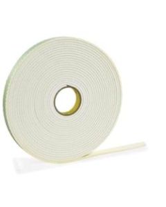 3M 4462 Double Sided Foam Tape, 1/2in x 5 Yd., White, 1/32in