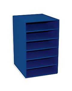 Pacon Classroom Keepers 6-Shelf Organizer, Blue