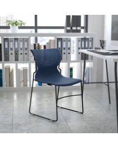 Flash Furniture HERCULES Series Full-Back Stack Chair, Blue