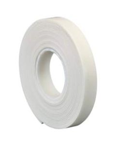 3M 4466 Double Sided Foam Tape, 1in x 5 Yd., White, 1/16in
