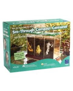 Learning Resources Now You See It Now You Dont Compost Container, 12inH x 4inW x 8inD, Clear, Kindergarten - Grade 8