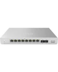 Meraki MS120-8 1G L2 Cloud Managed 8X GI - 8 Ports - Manageable - Gigabit Ethernet - 2 Layer Supported - Modular - 2 SFP Slots - Power Supply - Twisted Pair, Optical Fiber - Wall Mountable, Desktop - Lifetime Limited Warranty