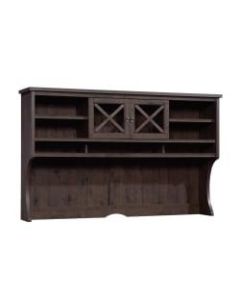 Sauder Costa Large Hutch, Coffee Oak