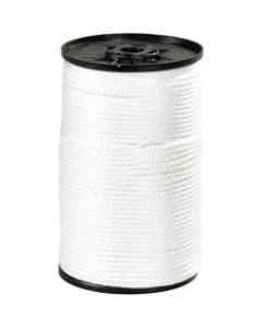Office Depot Brand Solid Braided Nylon Rope, 1,150 Lb, 1/4in x 500ft, White