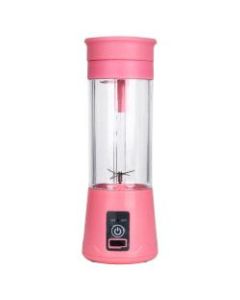 Mind Reader Potable Handheld Blender, 9-1/4inH x 3-5/16inW x 3-5/16inD, Pink