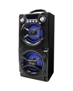 Sylvania SP328 Bluetooth Speaker System - Black - Battery Rechargeable - 1 Pack