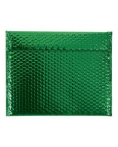 Office Depot Brand Glamour Bubble Mailers, 11inH x 13-3/4inW x 3/16inD, Green, Case Of 48 Mailers