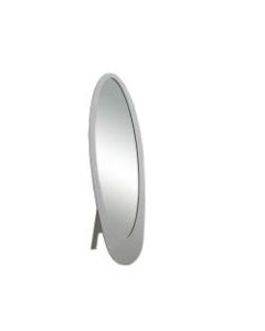 Monarch Specialties Santiago Oval Mirror, 59inH x 18-3/4inW x 18-1/2inD, Gray