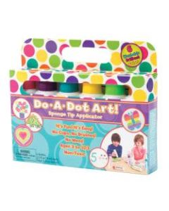 Do-A-Dot Art! Washable Brilliant Sponge Tip Markers, 6 colors