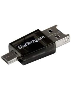 Star Tech.com Micro SD to Micro USB / USB OTG Adapter Card Reader For Android Devices