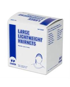 Royal Paper Products Nylon Hairnets, Black, Pack Of 20 Hairnets