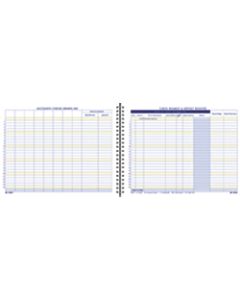 Adams Check Payment And Deposit Register, 8 1/2in x 11in, Blue
