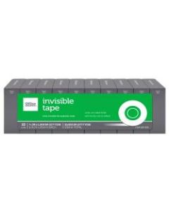 Office Depot Brand Invisible Tape Refills, 3/4in x 1,000in, Pack Of 10