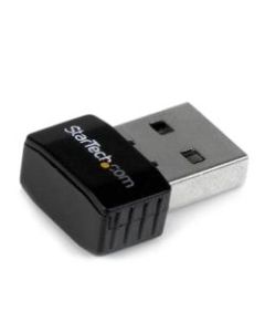 StarTech.com USB 2.0 300 Mbps Mini Wireless-N Network Adapter - 802.11n 2T2R WiFi Adapter - Add high-speed Wireless-N connectivity to a desktop or laptop system through USB 2.0 - USB 2.0 300 Mbps Mini Wireless-N Network Adapter