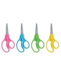 Westcott Hard Handle Kids Value Scissors, 5in, Pointed, Assorted Colors