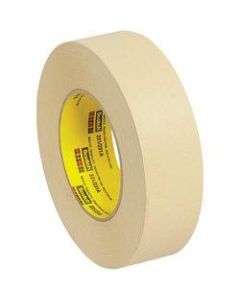 3M 231 Masking Tape, 3in Core, 1.5in x 180ft, Tan, Case Of 12