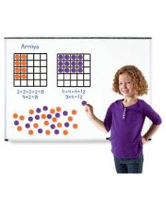 Learning Resources Giant Magnetic Array Set - Theme/Subject: Learning - Skill Learning: Multiplication, Addition, Number - 52 Pieces - 7+ - 1 / Set
