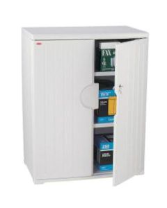 Iceberg OfficeWorks Storage Cabinet, 46inH x 36inW, Platinum