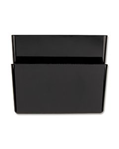 OIC Wall Mountable Space-Saving Files, Letter Size, Black