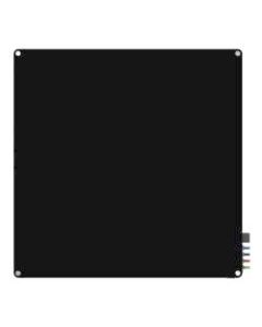 Ghent Harmony Magnetic Glass Unframed Dry-Erase Whiteboard, 48in x 48in, Black