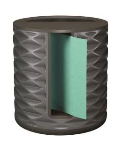 Post-it Pop-up Aqua Notes Vertical Dispenser - 3in x 3in Note - Dark Gray