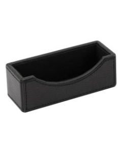 Realspace Black Faux Leather Business Card Holder