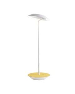 Koncept Royyo LED Desk Lamp, 17-7/16inH, Matte White/Honeydew Felt Base Plate