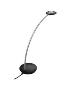 Alba LEDAERON LED Desk Lamp, Adjustable Height, 18 1/8inH, Black
