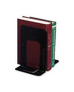 OIC Non-Skid Bookends, 9inH, Black