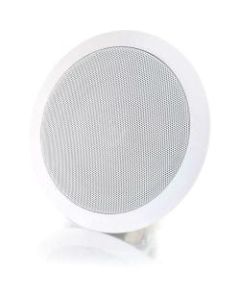 C2G Cables To Go 6in Ceiling Speaker - White - 60 W (PMPO) - 6in Polypropylene Woofer - 0.50in Mylar Tweeter - 90 Hz to 20 kHz - 8 Ohm