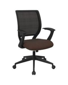 Office Star Work Smart Mesh Task Chair, Cocoa/Black