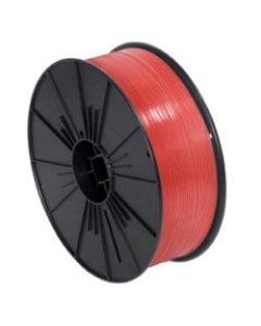 Partners Brand Plastic Twist Tie Spool, 5/32in x 7,000ft, Red