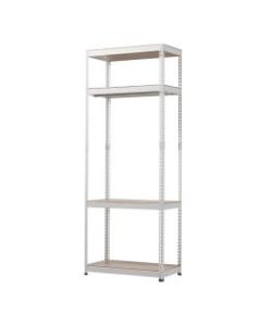 Baxton Studio Arne 4-Shelf Racking Organizer, White