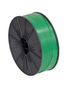 Partners Brand Plastic Twist Tie Spool, 5/32in x 7,000ft, Green