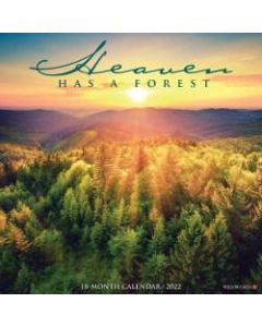 Willow Creek Press Scenic Monthly Wall Calendar, 12in x 12in, Heaven Has A Forest, January To December 2022