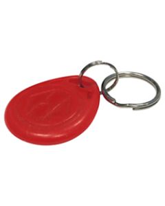 uAttend RFID Fobs, 4.3in x 4.6in x 2.3in, Red, Pack Of 10