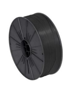 Partners Brand Plastic Twist Tie Spool, 5/32in x 7,000ft, Black
