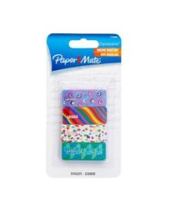 Paper Mate Expressions Latex Free Mini Erasers, Assorted, Pack Of 4