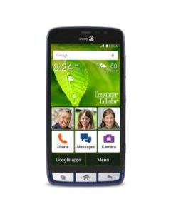 Doro 824 Senior-Friendly Cell Phone, Blue, PDN200002