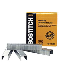 Stanley Bostitch PHD-60 Staples, 1/2in, Box Of 1000