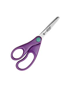 Westcott School 5in Blunt Lefty Scissors - 5in Overall Length - Left - Stainless Steel - Blunted Tip - Bright Assorted - 1 Each