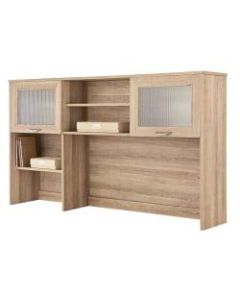 Realspace Magellan 58in Hutch for Corner/L-Desk, Blonde Ash