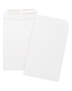 Business Source Durable Open-End Catalog Envelopes - Catalog - #1 3/4 - 6 1/2in Width x 9 1/2in Length - 24 lb - Gummed - Wove - 500 / Box - White