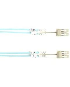 Black Box 10-GbE 50-Micron Multimode Value Line Patch Cable, LC-LC, 10-m (32.8-ft.) - 32.81 ft Fiber Optic Network Cable for Network Device - First End: 2 x LC Male Network - Second End: 2 x LC Male Network - Patch Cable - 50/125 µm - Aqua
