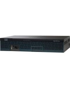 Cisco 2911 Integrated Service Router - Refurbished - 3 Ports - PoE Ports - Management Port - 10 - 512 MB - Gigabit Ethernet - 2U - Rack-mountable, Wall Mountable, Desktop - 90 Day