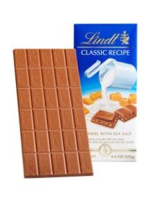 Lindt Classic Recipe Bars, Crunchy Caramel With Sea Salt, 4.4 Oz, Box Of 12