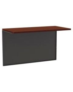 WorkPro Modular 48inW Bridge, Charcoal/Mahogany