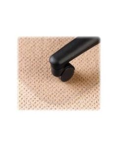 EconoMat No Bevel Chair Mat for Low Pile Carpet, 36w x 48h, Clear